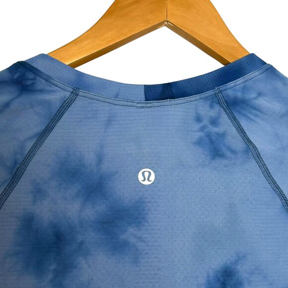 Lululemon Swiftly Tech Long Sleeve Shirt 2.0 *Race Length Marble Dye Commander - Picture 6 of 8
